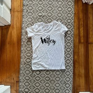 Bride shirt “Wifey”